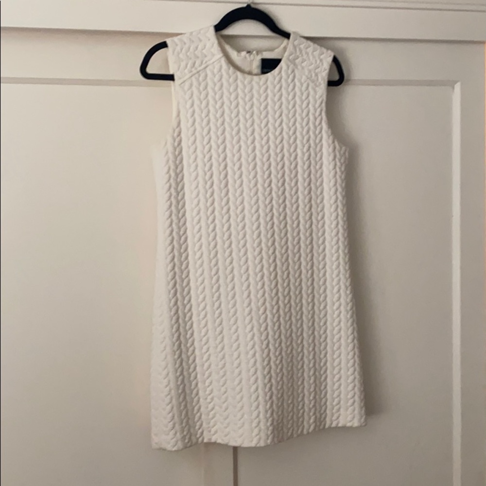 White Quilted Dress